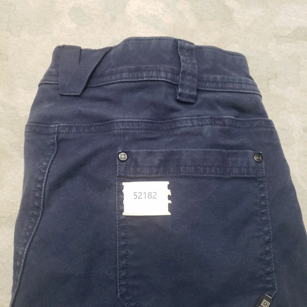 5.11 Tactical Pants Womens 10 Long Blue Pockets Combat Utility Outdoors